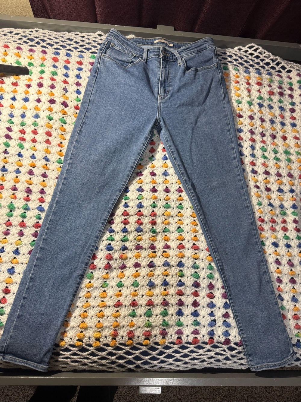 Classic Light Blue Skinny Jeans for Women - Stretch Denim